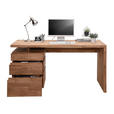 SCHREIBTISCH 150/70/76 cm  in Wildeiche  - Wildeiche/Eichefarben, Natur, Holz (150/70/76cm) - Linea Natura