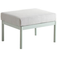 GARTENHOCKER - Hellgrau/Mintgrün, Design, Textil/Metall (50,5/30/61,5cm) - Ambia Garden