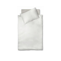 POVLEČENÍ, vzhled lnu, bílá, 140/200 cm - bílá, Basics, textil (140/200cm) - Fleuresse