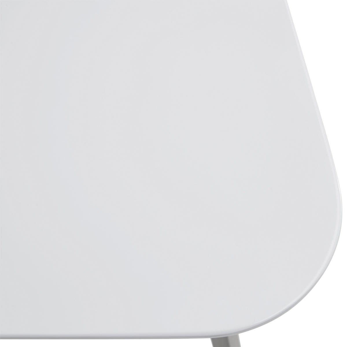 SCHREIBTISCH  Weiß, Nickelfarben, Weiß Hochglanz Stauraum  - Chromfarben/Weiß Hochglanz, MODERN, Holzwerkstoff/Metall (150/76/74cm) - MID.YOU