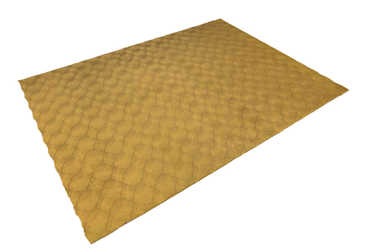 HOCHFLORTEPPICH 80/150 cm Honig rechteckig  - Honig, Basics, Textil (80/150cm) - Kayoom