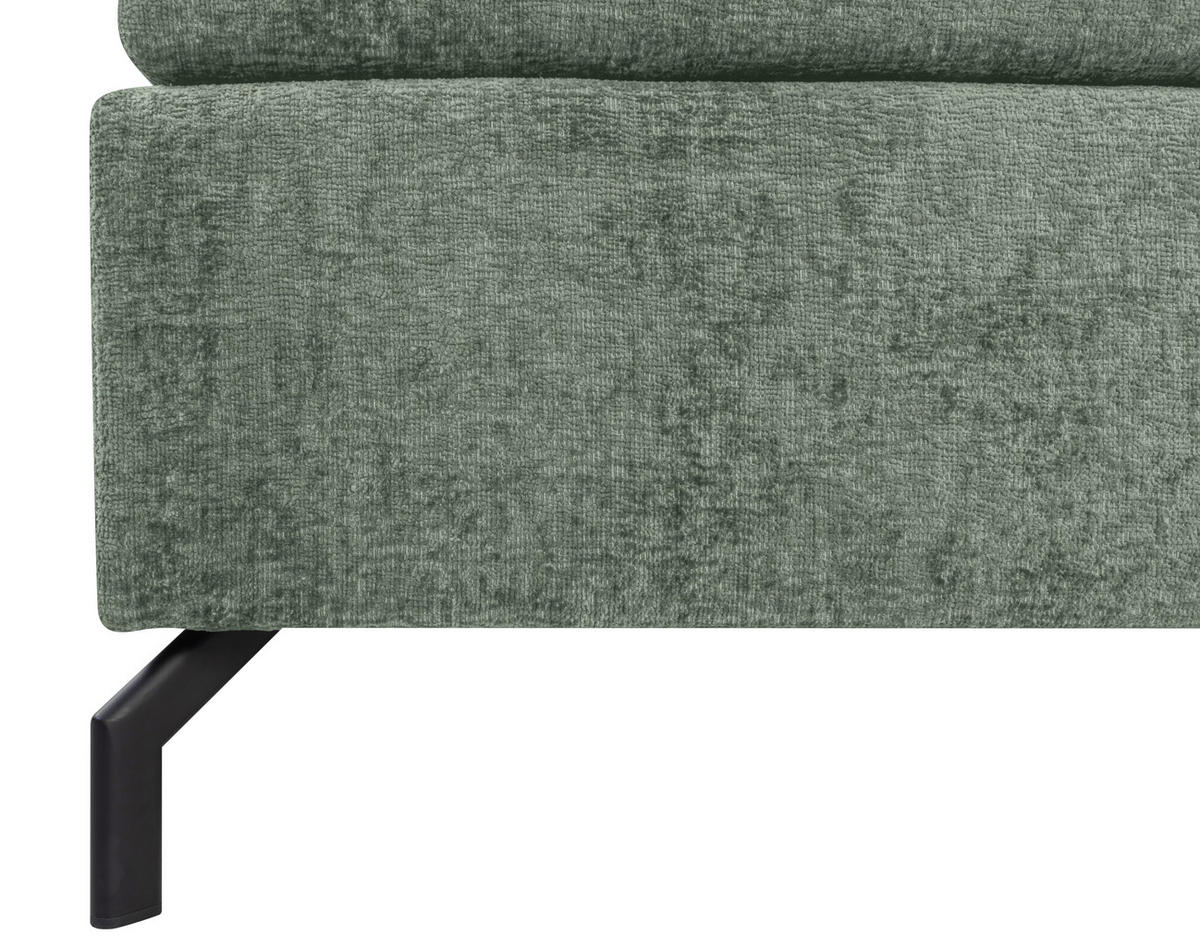 BOXSPRINGBETT 140/200 cm  in Mintgrün  - Schwarz/Mintgrün, Design, Textil/Metall (140/200cm) - Esposa