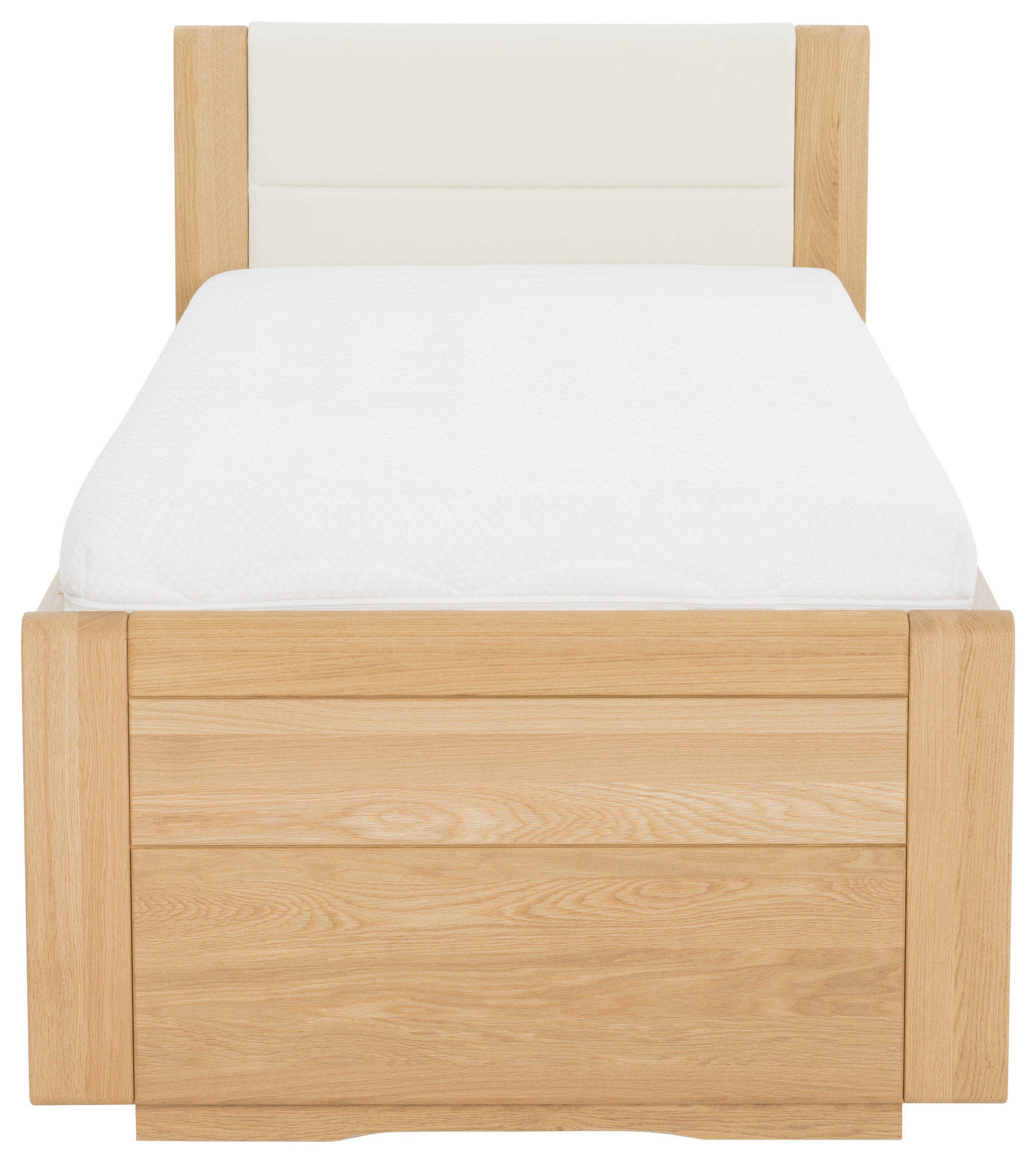 BETT 90/200 cm  in Eichefarben  - Eichefarben, KONVENTIONELL, Holz (90/200cm) - Linea Natura