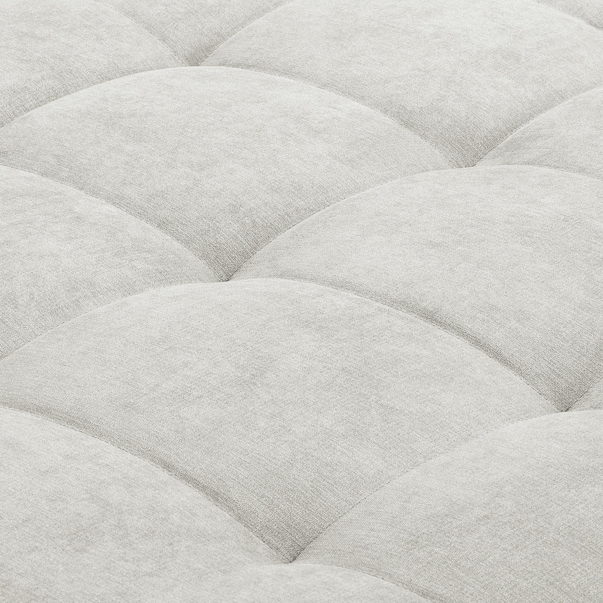 ECKSOFA Naomi Creme Mikrofaser Rückenkissen  - Creme/Schwarz, Design, Kunststoff/Textil (243/284cm) - P & B