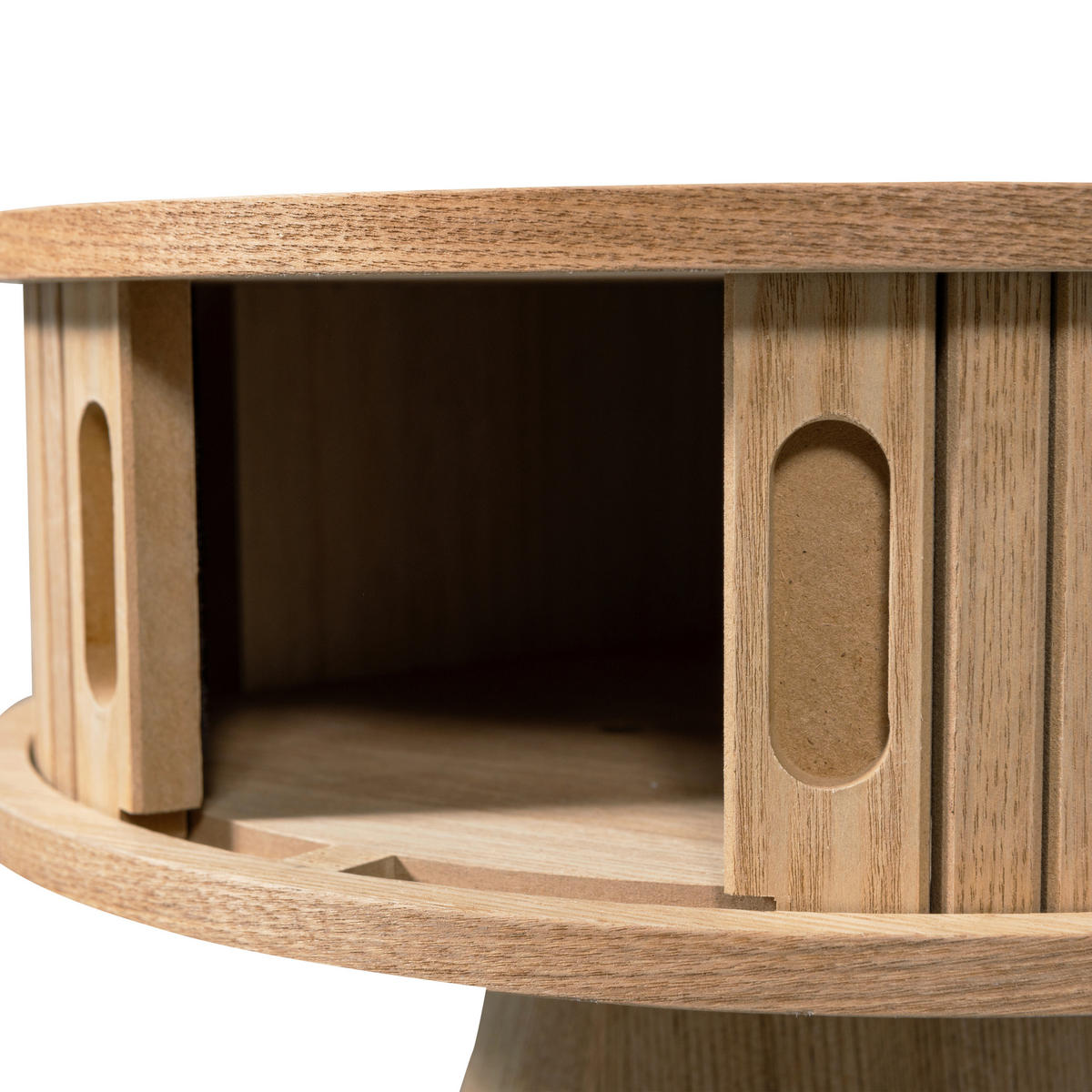 NACHTTISCH Pappel  - Naturfarben, Design, Holz/Holzwerkstoff (38/38/46cm) - Livetastic