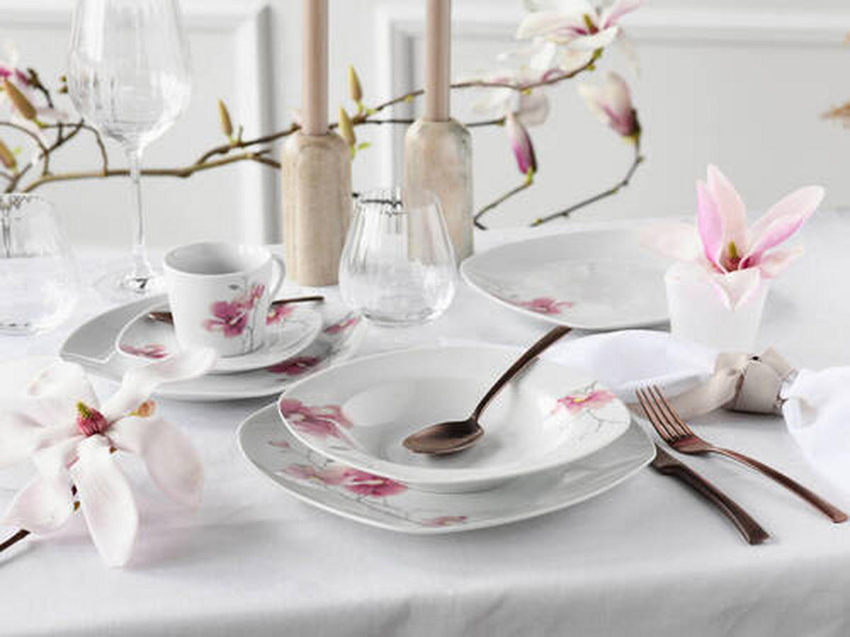 KOMBINOVANÝ SERVIS, 30-dielne, porcelán - biela, Trend, keramika - Creatable