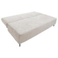 SCHLAFSOFA Flachgewebe Naturfarben  - Schwarz/Naturfarben, KONVENTIONELL, Textil/Metall (197/75/100cm) - Carryhome