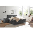 BOXSPRINGBETT 180/200 cm  in Grau  - Schwarz/Grau, Design, Holzwerkstoff/Kunststoff (180/200cm) - Xora