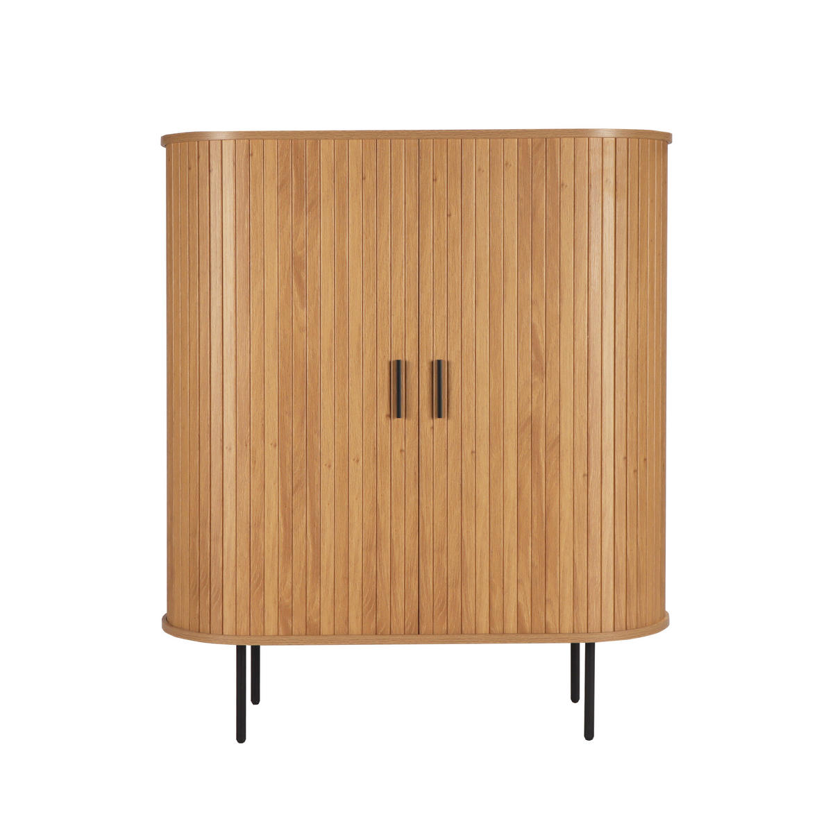 KOMMODE  in 100/118/40 cm  - Schwarz/Naturfarben, Design, Holzwerkstoff/Metall (100/118/40cm) - Livetastic