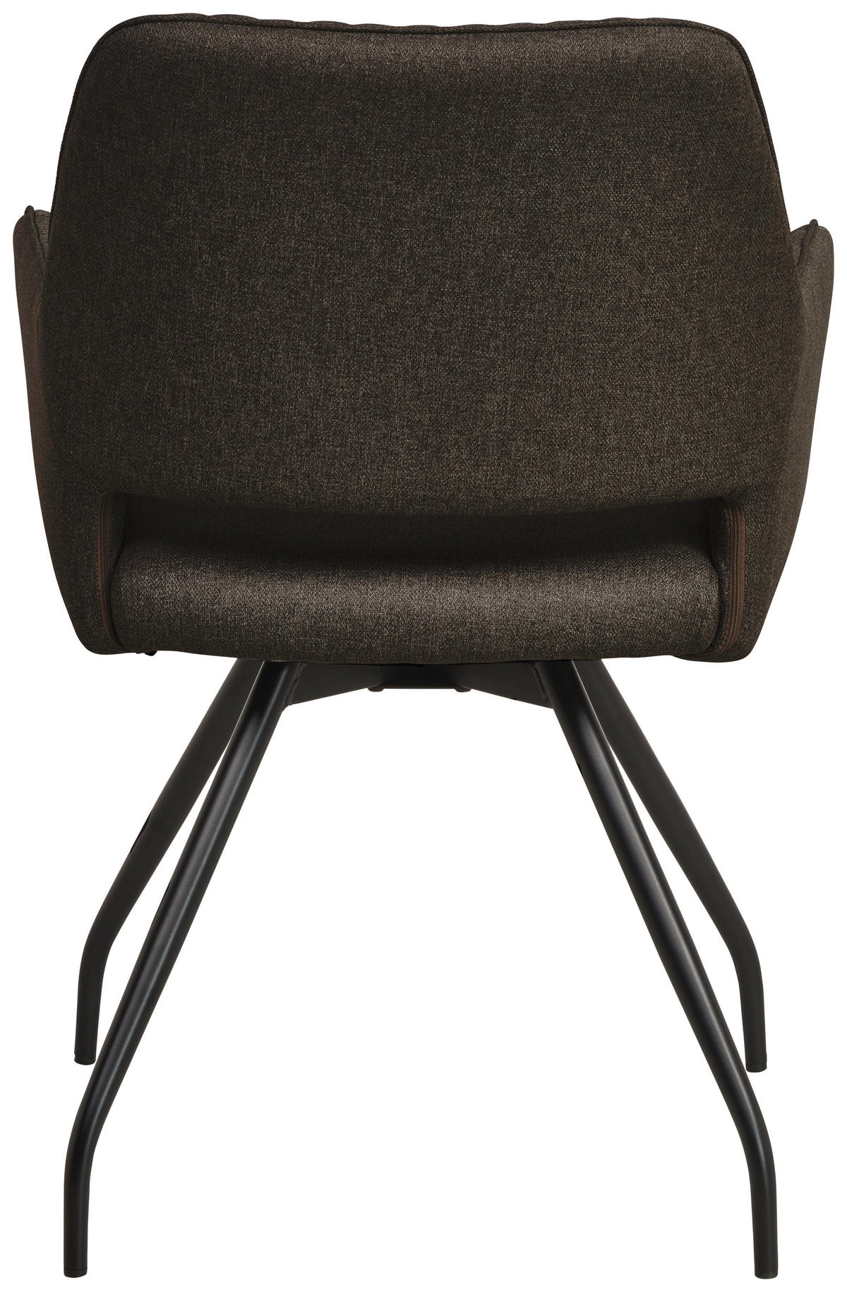 NASLANJAČ, les, kovina, tekstil črna, sivorjava  - črna/sivorjava, Konvencionalno, kovina/tekstil (57/85.5/60cm) - MID.YOU