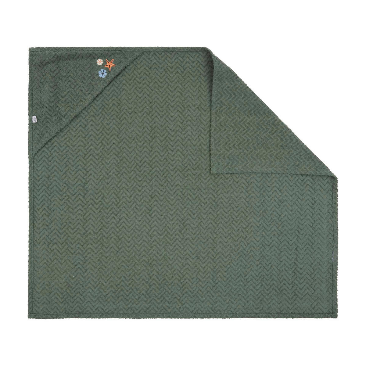 KAPUZENBADETUCH    - Grün, Basics, Textil (85/75/1cm) - Bebe Jou