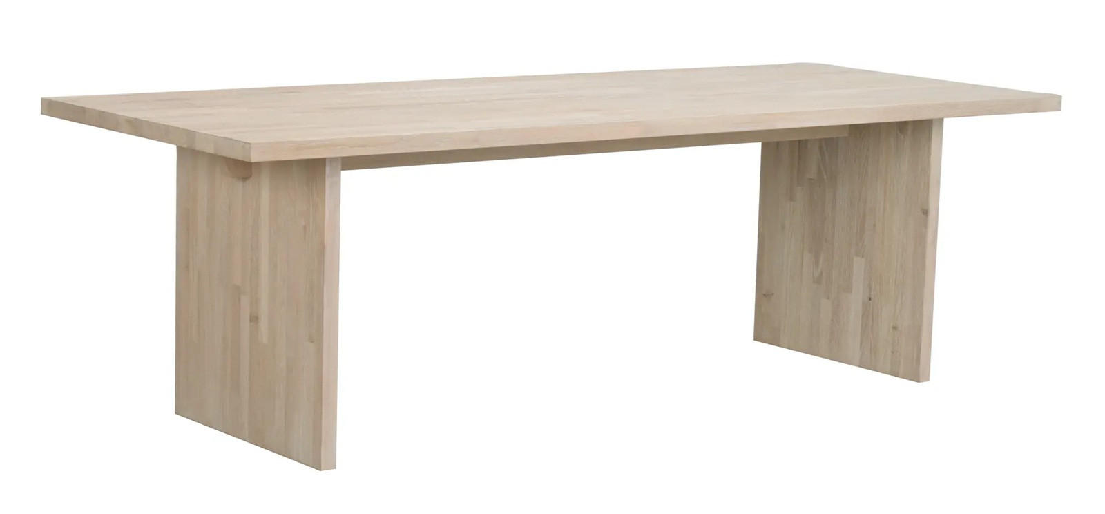 MATBORD i trä 240/95/75 cm   - ek Bianco, Design, trä (240/95/75cm) - Rowico