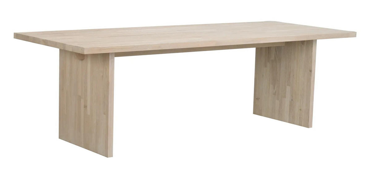 MATBORD i trä 240/95/75 cm   - ek Bianco, Design, trä (240/95/75cm) - Rowico