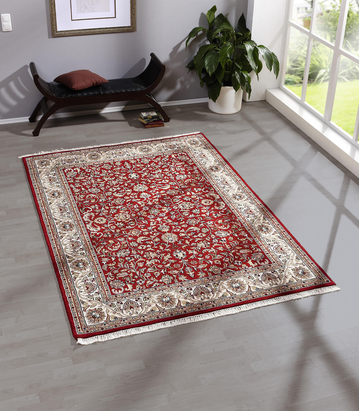 ORIENTTEPPICH 70/140 cm Isfahan Rot  - Rot, Lifestyle, Textil (70/140cm) - Cazaris