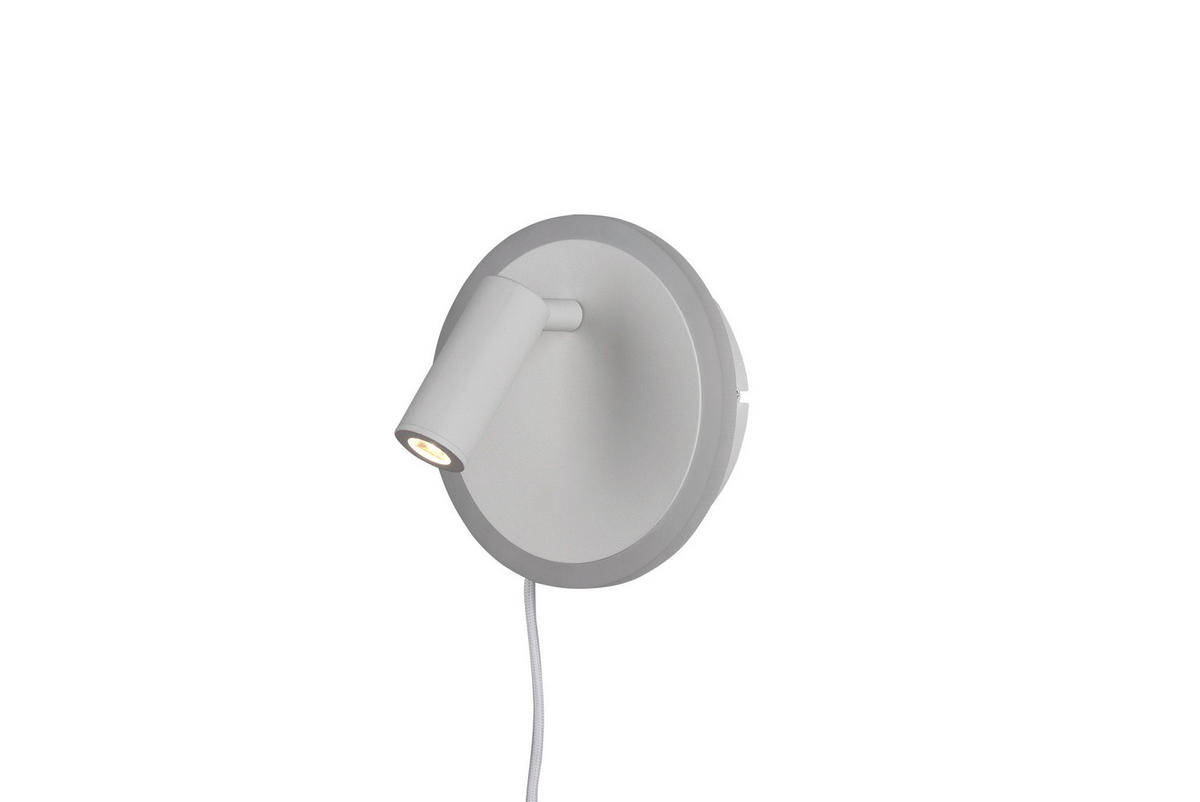 APLICĂ DE PERETE CU LED - alb, Basics, plastic/metal (15cm)