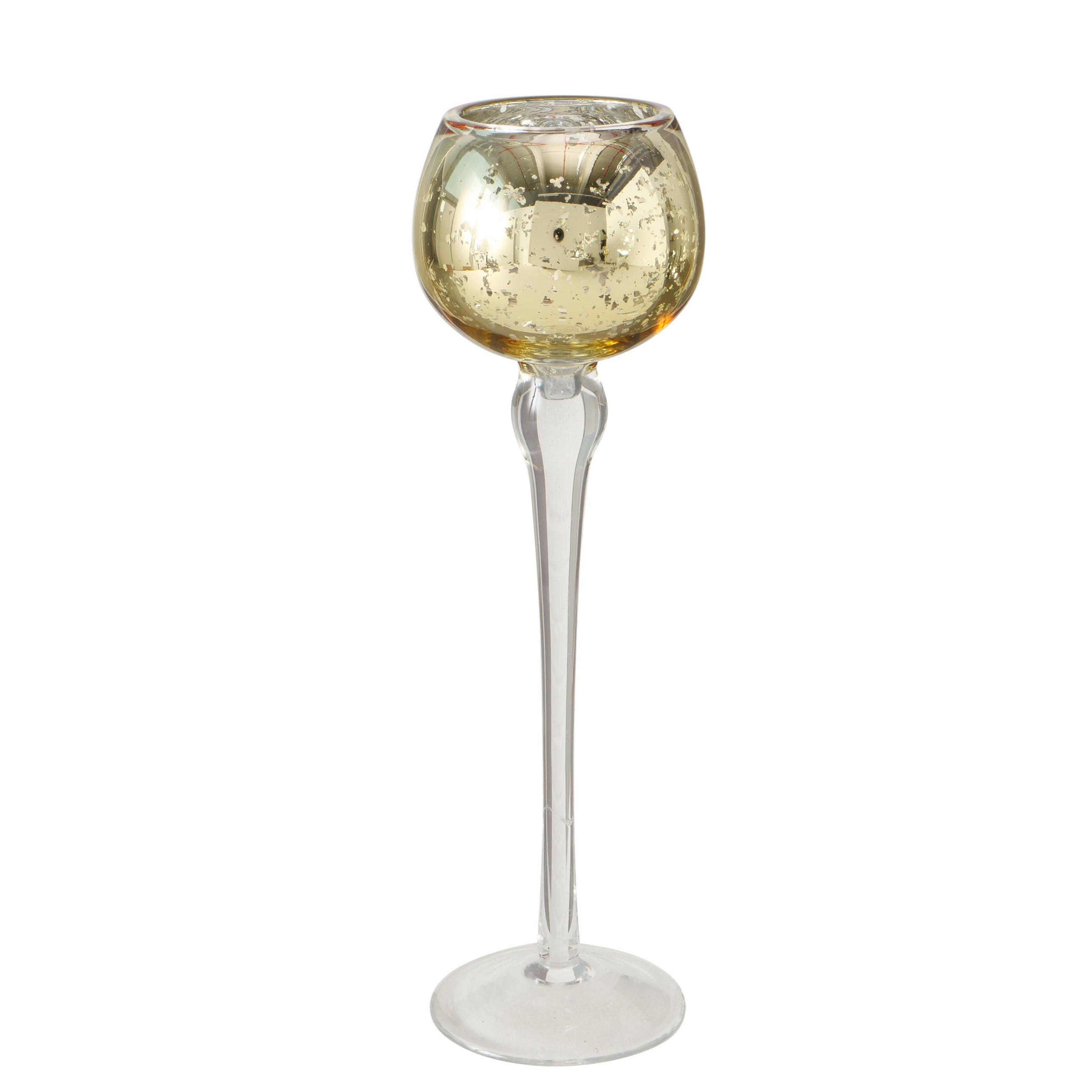 WINDLICHT - Goldfarben, Lifestyle, Glas (7/22cm) - Ambia Home