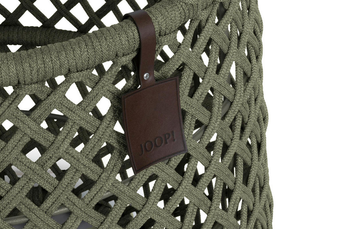DEKOKORB  - Olivgrün/Grün, Basics, Textil/Metall (46-54,5/55/46-54,5cm) - Joop!