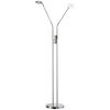 LED-STEHLEUCHTE 25/150 cm    - Chromfarben/Nickelfarben, Basics, Glas/Metall (25/150cm)