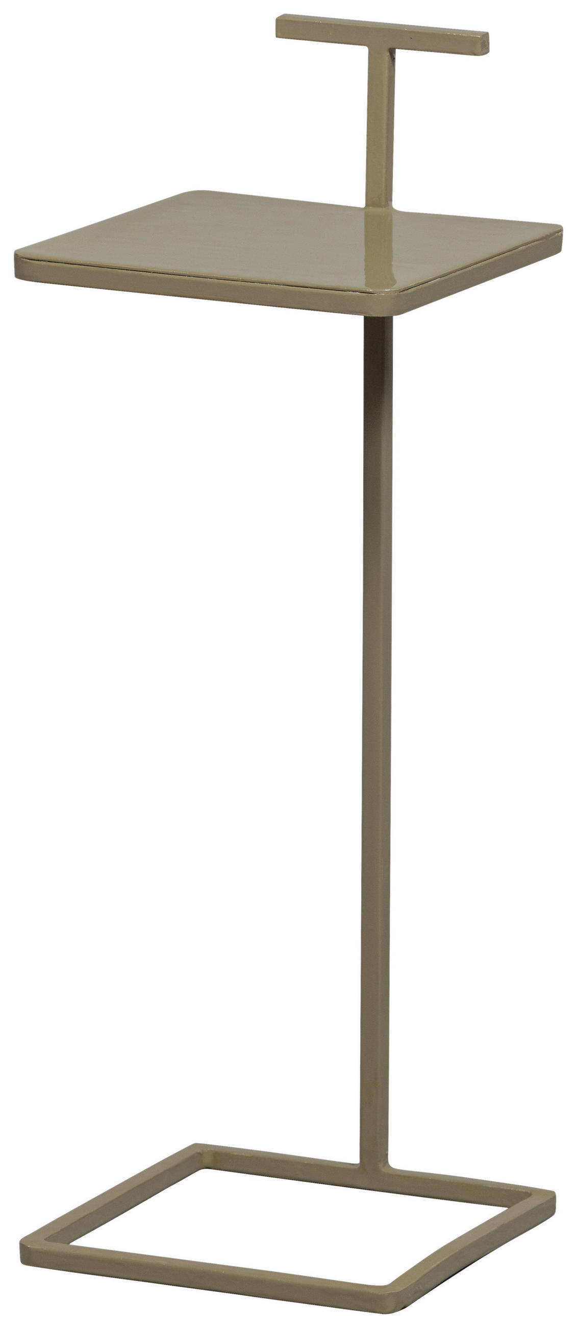 BEISTELLTISCH in Metall 22/22/64 cm  - Sandfarben, Design, Metall (22/22/64cm) - Livetastic