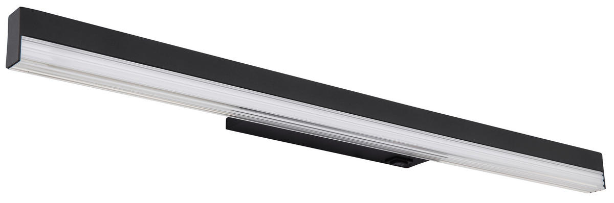 LED SVJETILJKA ZIDNA  - crna/opalna, Basics, metal/plastika (60/6/4cm) - Globo