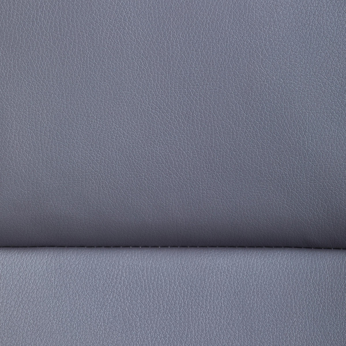 CHEFSESSEL Lederlook Grau, Silberfarben  - Silberfarben/Weiß, Design, Kunststoff/Textil (65/109-119/65cm) - Carryhome