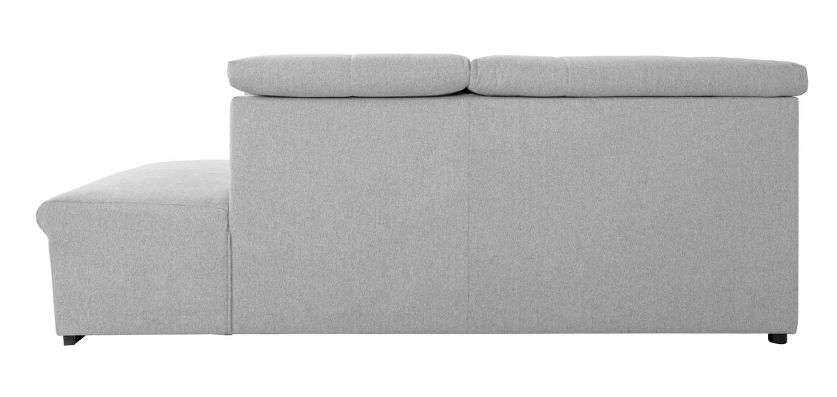 WOHNLANDSCHAFT Hellgrau  - Hellgrau/Grau, Design, Textil/Metall (173/328/215cm) - MID.YOU
