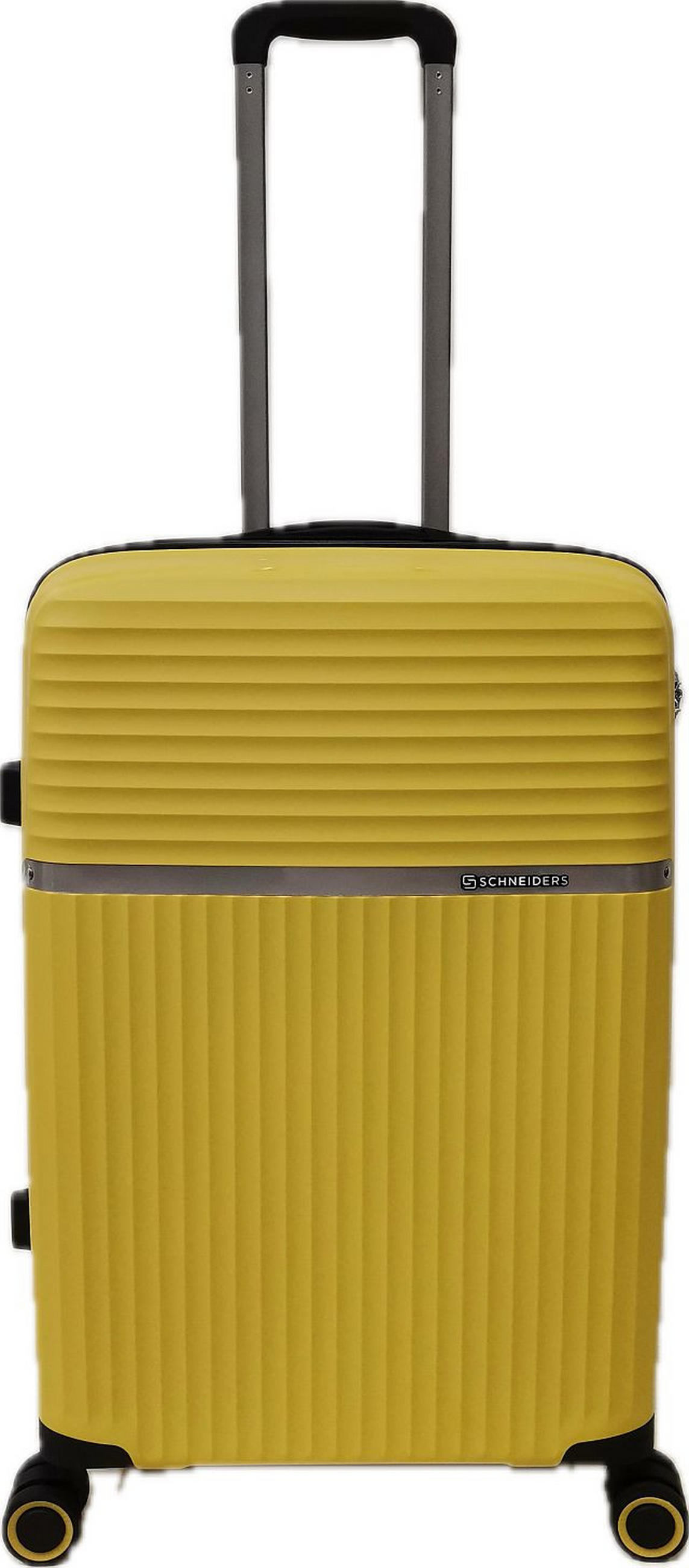 SET VALIZE DE CĂLĂTORIE - galben închis, Design, plastic (49,5/75,5/29cm) - Schneiders