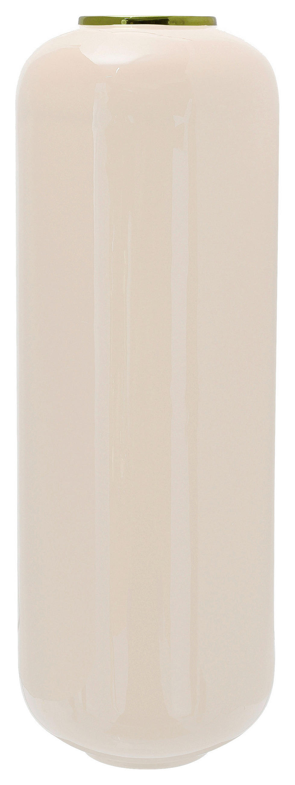 PODLAHOVÁ VÁZA, kov, 69 cm - zlatá/svetloružová, Trend, kov (24/69cm)