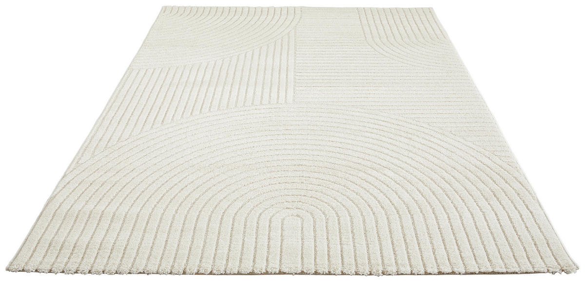 TKANI TEPIH GRANADA 133X190CM  krem     - krem, Dizajnerski, tekstil (133/190cm) - Novel