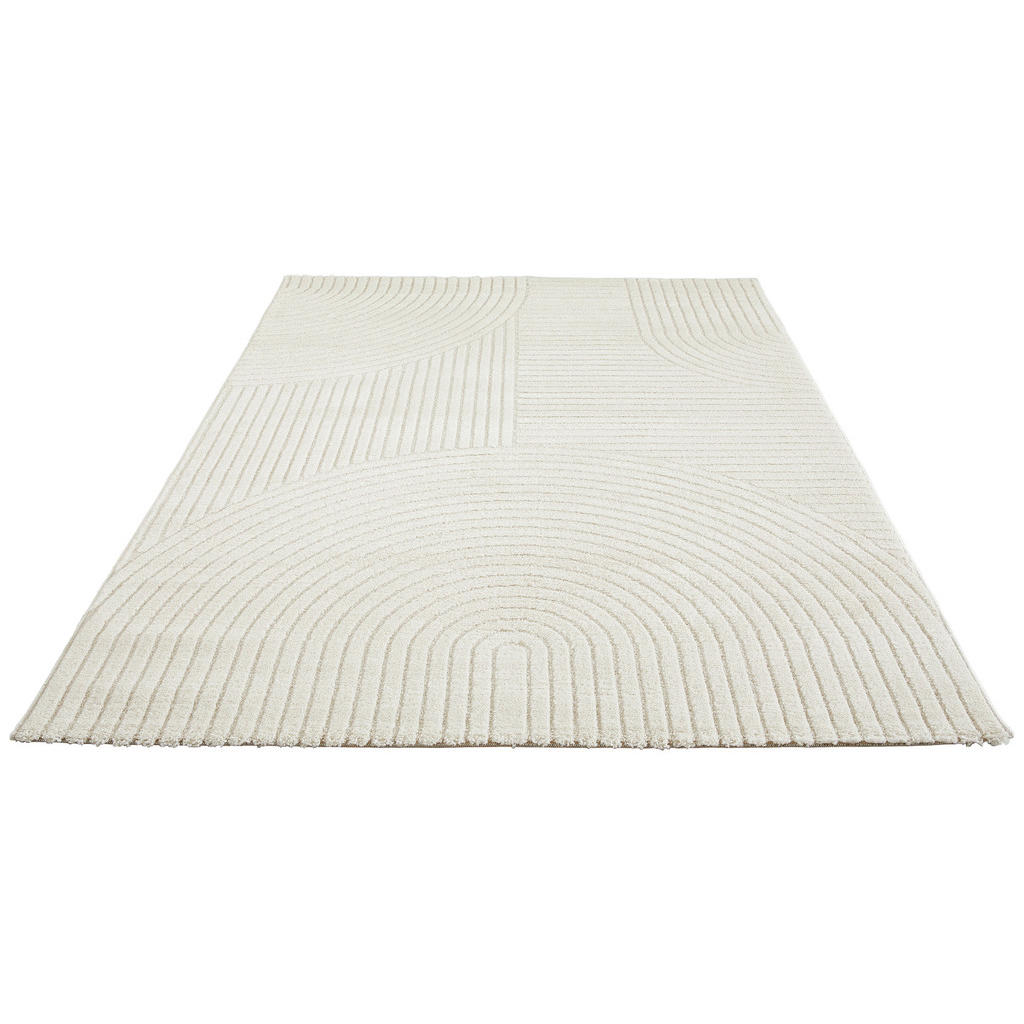 Thumbnail - Novel Webteppich Granada, Creme, Textil, Boho, rechteckig, 133x190 cm, ISO 9001, Bsci, Oeko-Tex® Standard 100, für Fußbo...