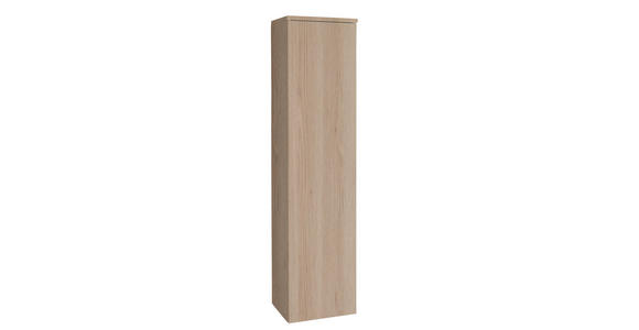 MIDISCHRANK 30/129/30 cm  - Eichefarben, Design, Glas/Holzwerkstoff (30/129/30cm) - Dieter Knoll