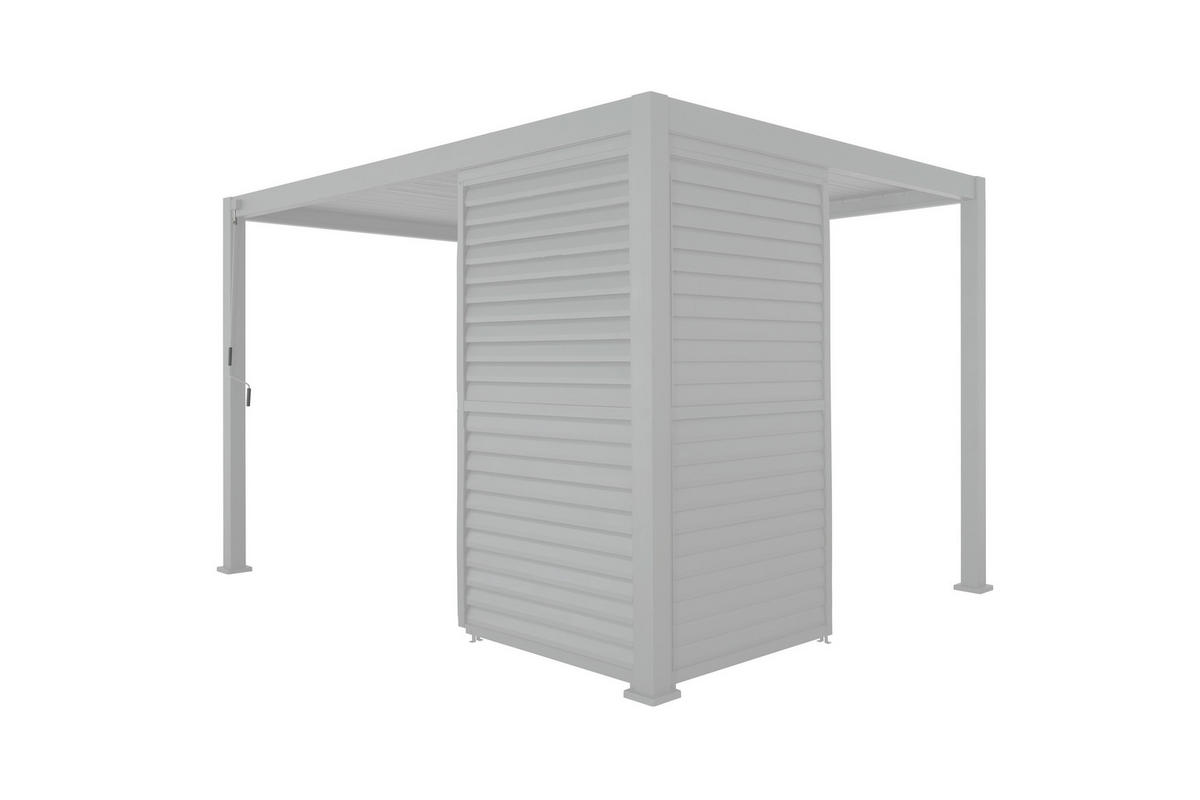 LAMELLENTEIL DELUCE/CLASSIC  - Weiß, LIFESTYLE, Metall (93/240/10cm) - Gardenson