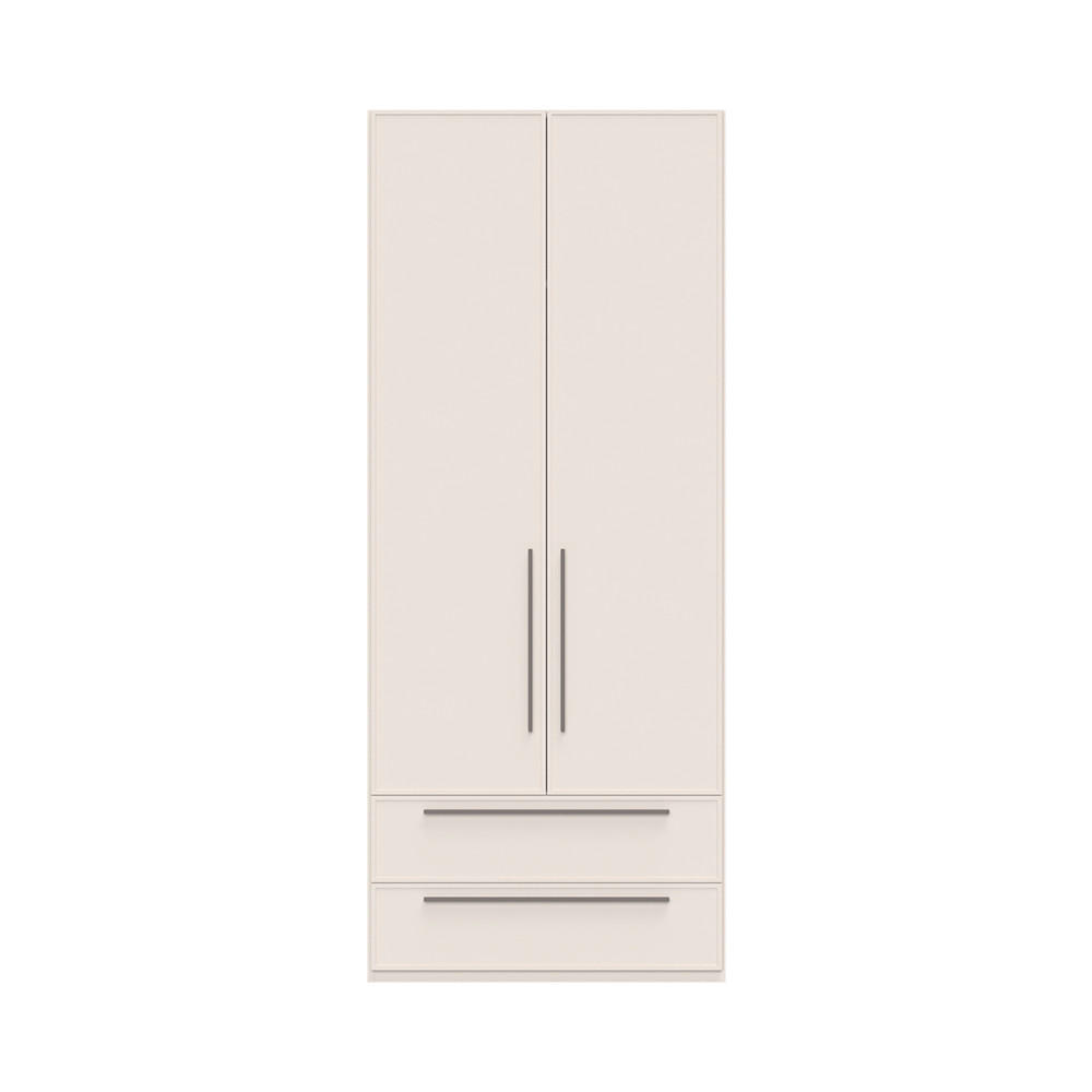 ORMAR SA KLASIČNIM VRATIMA kašmir  92/224/56 cm  - kašmir, Dizajnerski, metal/pločasti materijal (92/224/56cm)