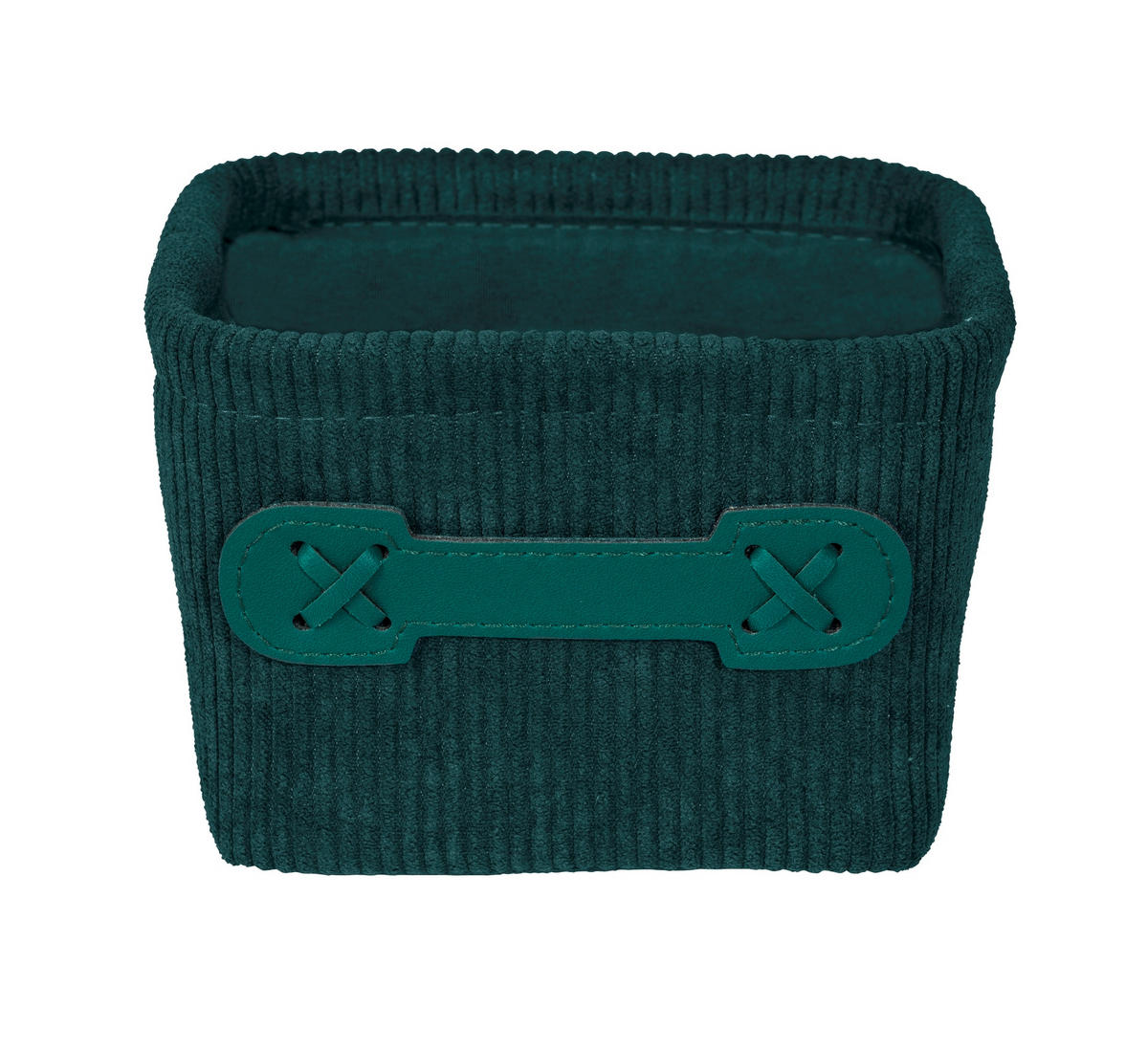 AUFBEWAHRUNGSKÖRBCHEN     - Dunkelgrün, Basics, Textil (14/9/14cm) - Wenko