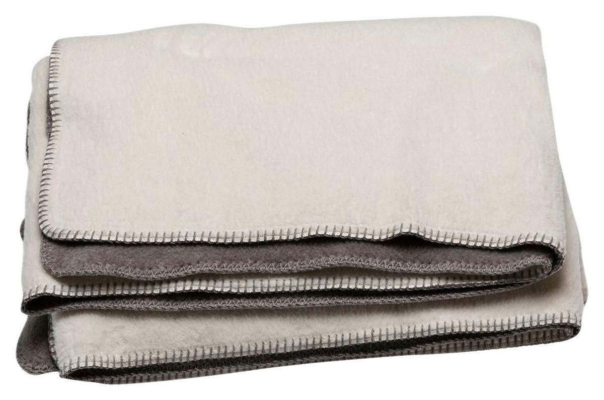 DECKE 150/200 cm  - Perlmutt, Basics, Textil (150/200cm) - David Fussenegger