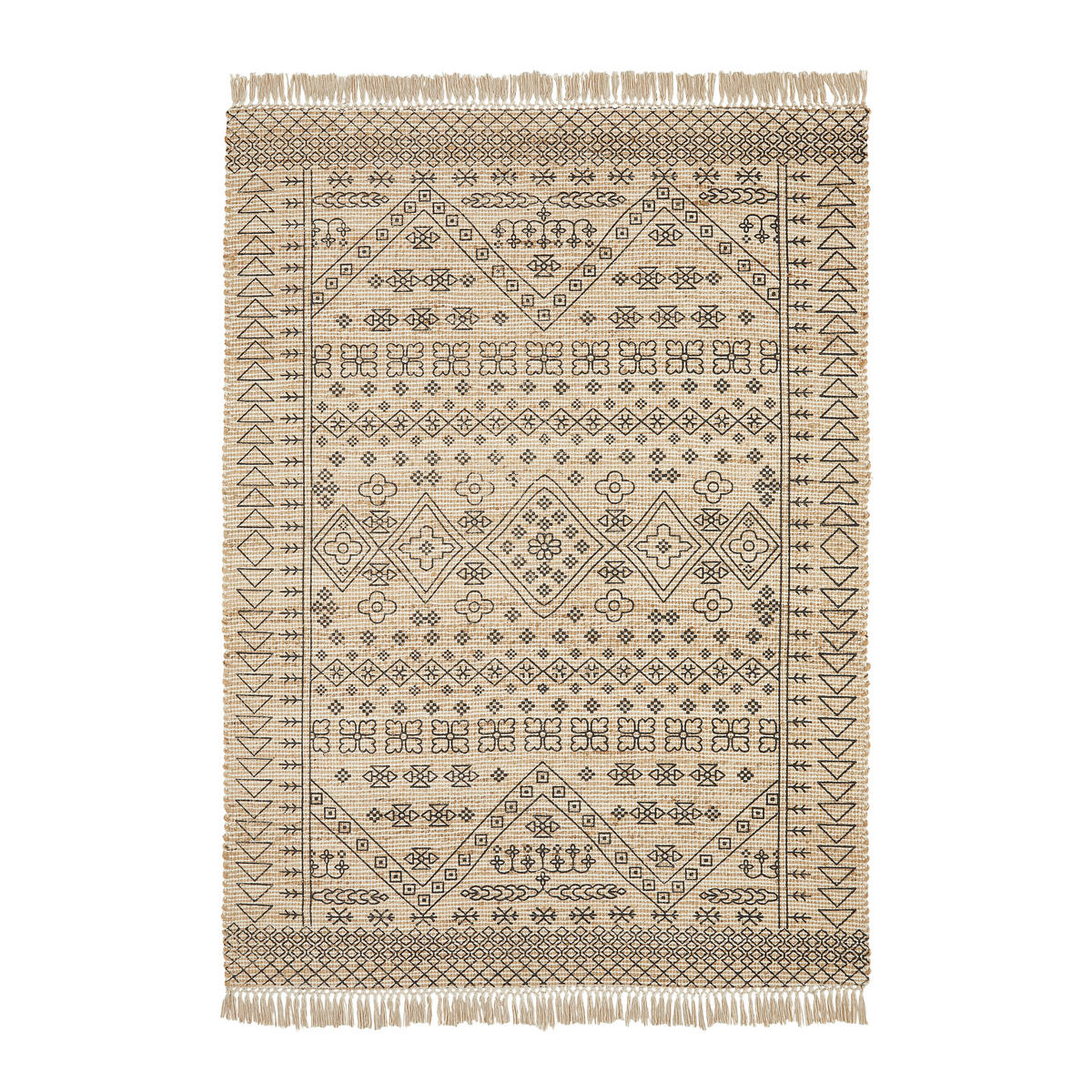 HANDWEBTEPPICH 130/190 cm Aldra Hellbraun  - Hellbraun, Trend, Textil (130/190cm) - Linea Natura