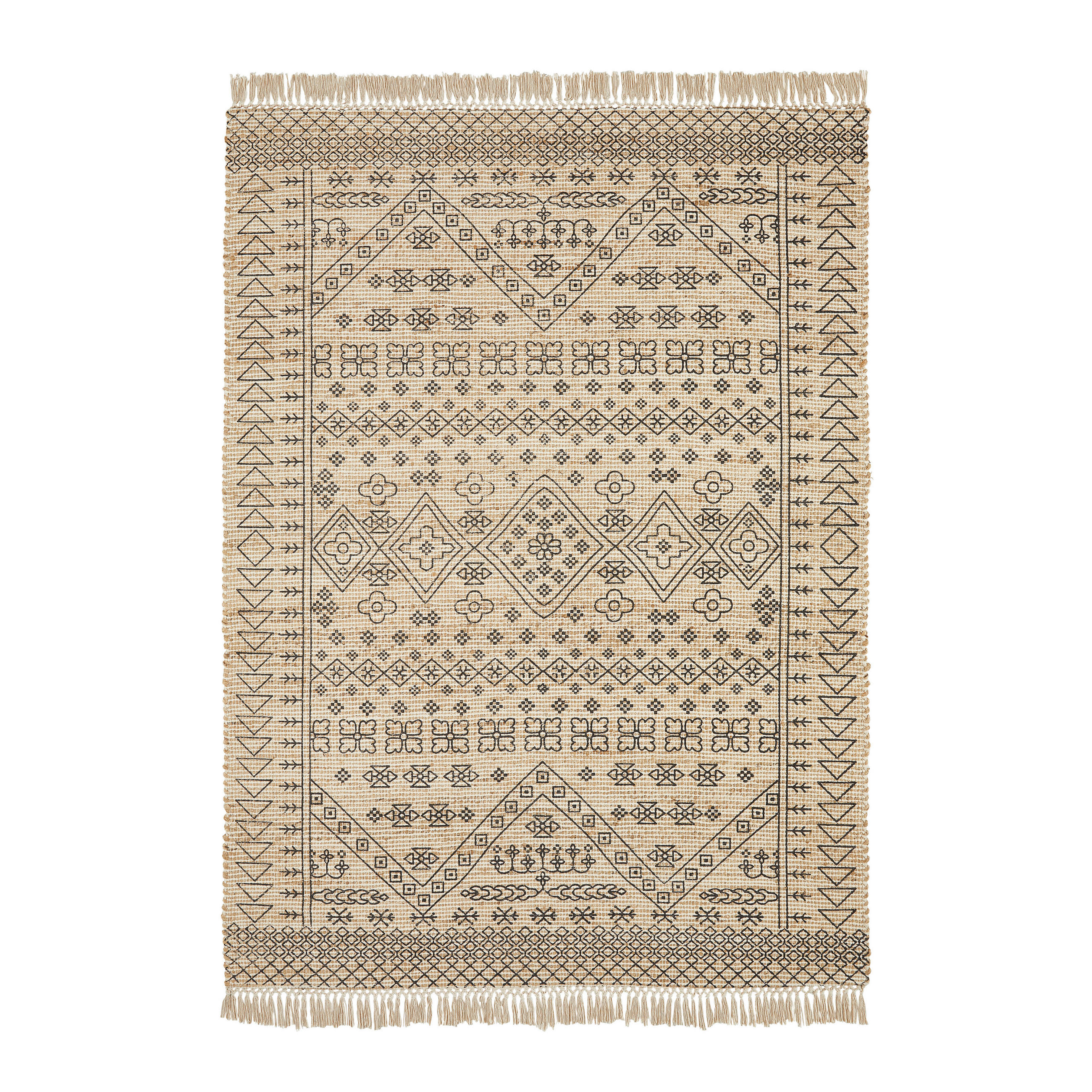 Linea Natura Handwebteppich Aldra Hellbraun 160x230 cm