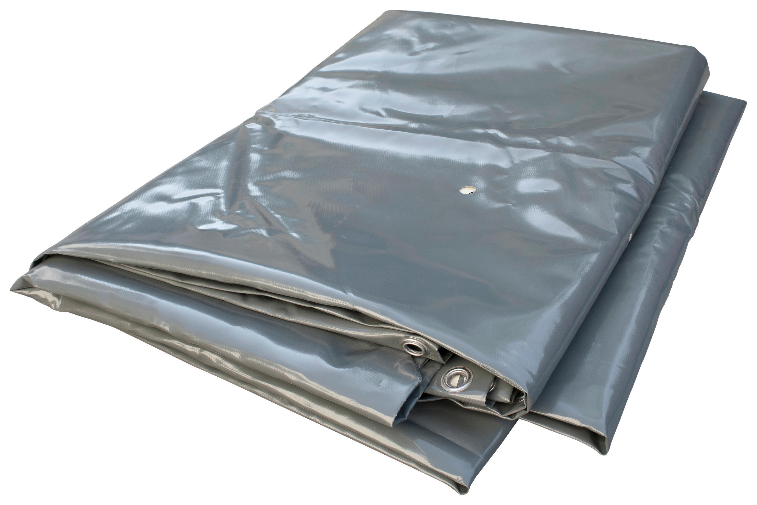 POOLABDECKPLANE 468 cm  - Grau, KONVENTIONELL, Kunststoff (468cm) - Gre