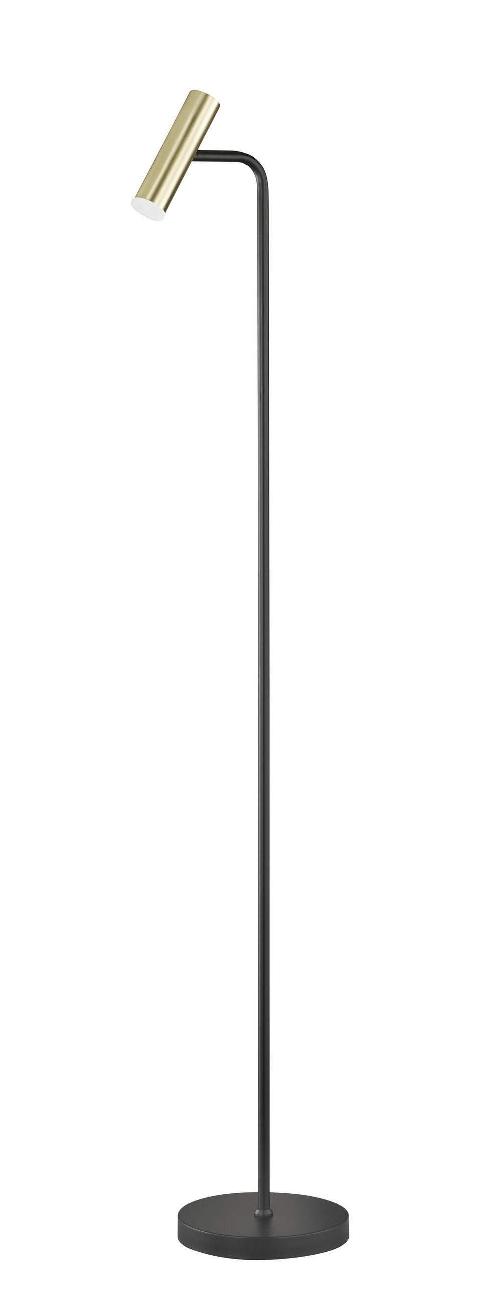LED-STEHLEUCHTE Stina 840237 - Goldfarben, Design, Metall (23/154cm) - Schöner Wohnen