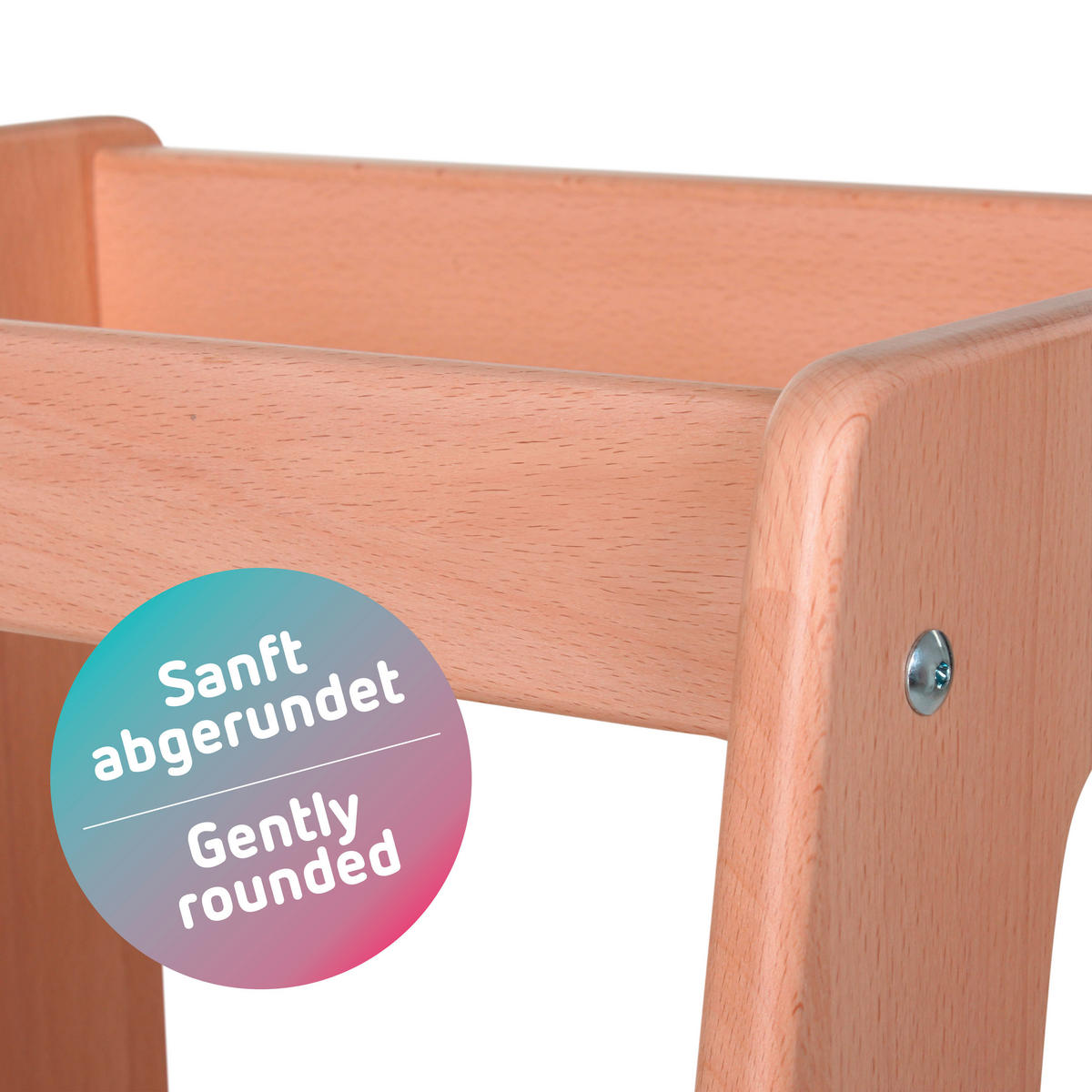 LERNTURM  - Naturfarben, Basics, Holz (42,5/62,6/92cm) - Tobi