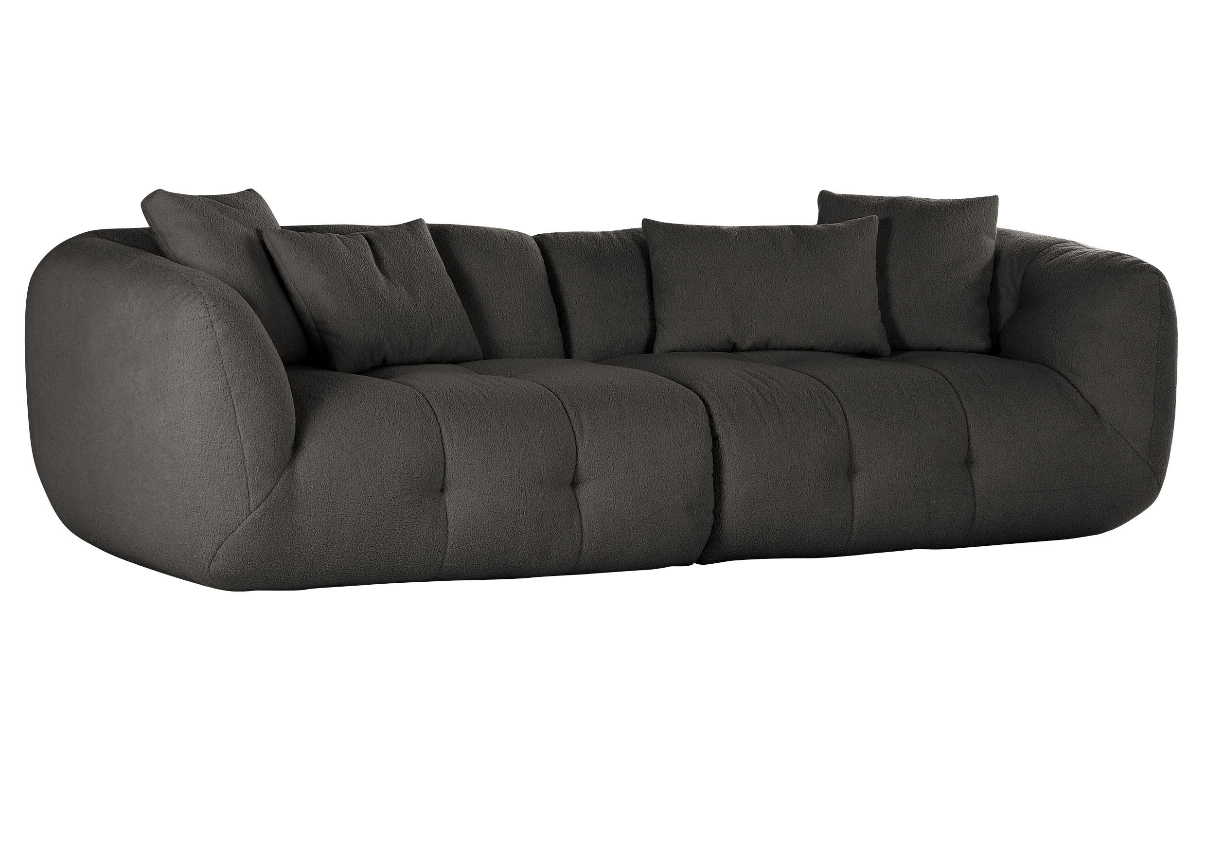 CANAPEA BIGSOFA textil  - negru, Design, plastic/textil (280/74/110cm) - Landscape