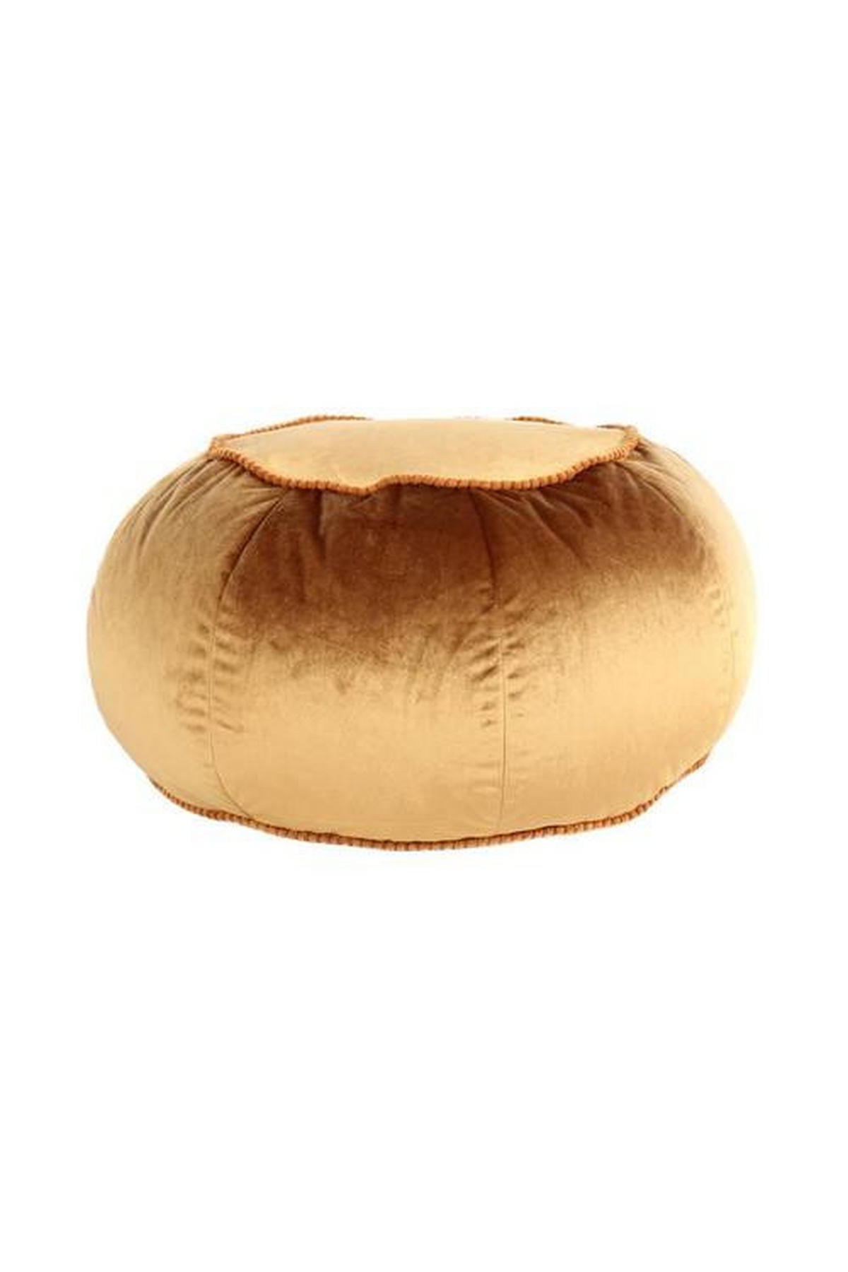 TABURETKA „PUFF“, 65/35/65 cm - hnedá, Modern, textil (65/35/65cm)