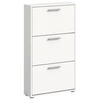 VYKLÁPĚCÍ BOTNÍK, bílá, 59/103/17 cm - šedá/bílá, Design, kompozitní dřevo/plast (59/103/17cm) - Carryhome