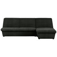 ECKSOFA in Webstoff Dunkelgrün  274/168 cm  - Dunkelgrün/Schwarz, Design, Kunststoff/Textil (274/168cm) - LOOKS by W.Joop