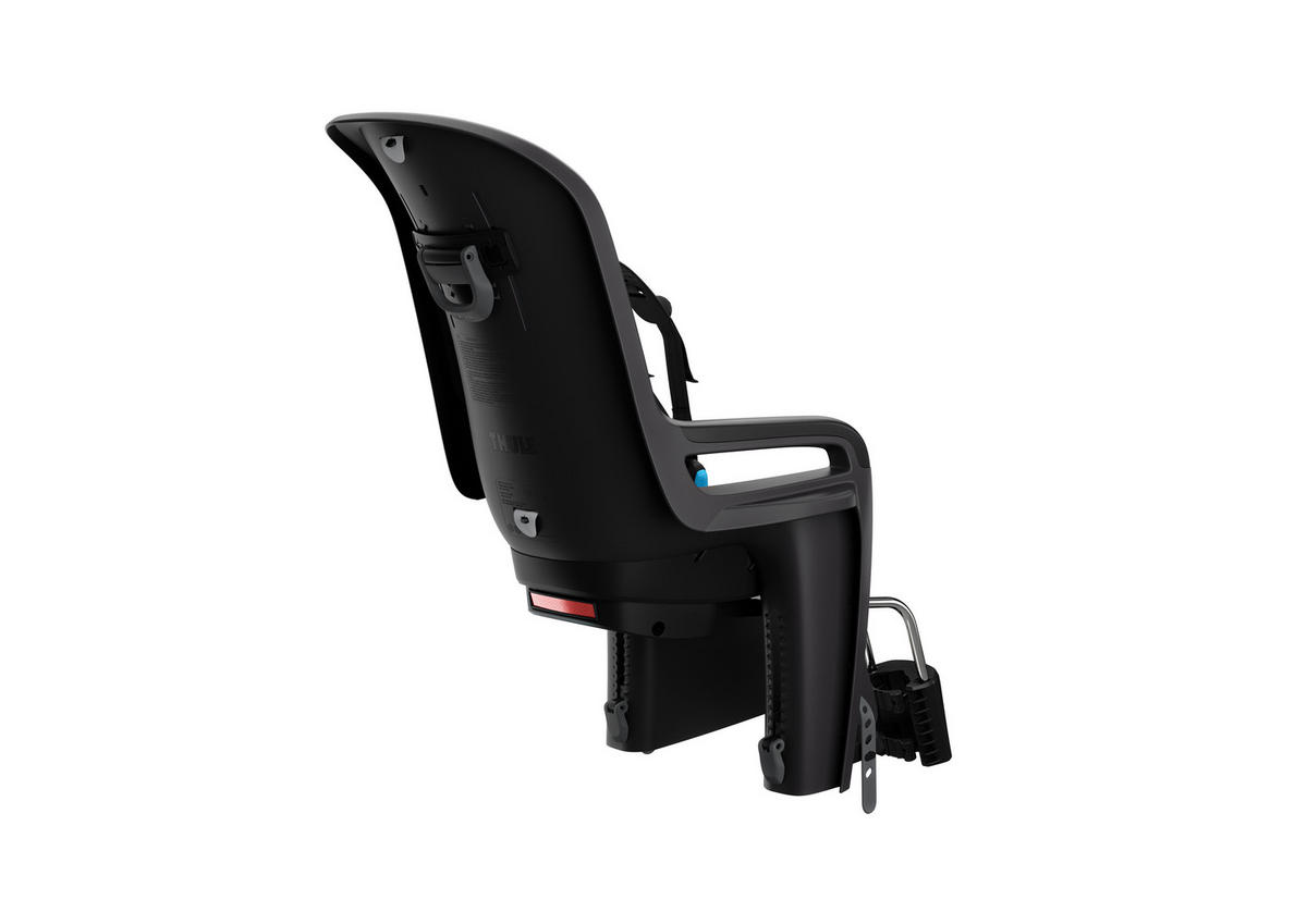 FAHRRADKINDERSITZ - Dunkelgrau/Hellgrau, Basics, Kunststoff/Textil (82/45/40cm) - Thule