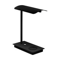 TISCHLEUCHTE 24/13/32 cm  - Schwarz, Design, Kunststoff/Metall (24/13/32cm) - Eglo