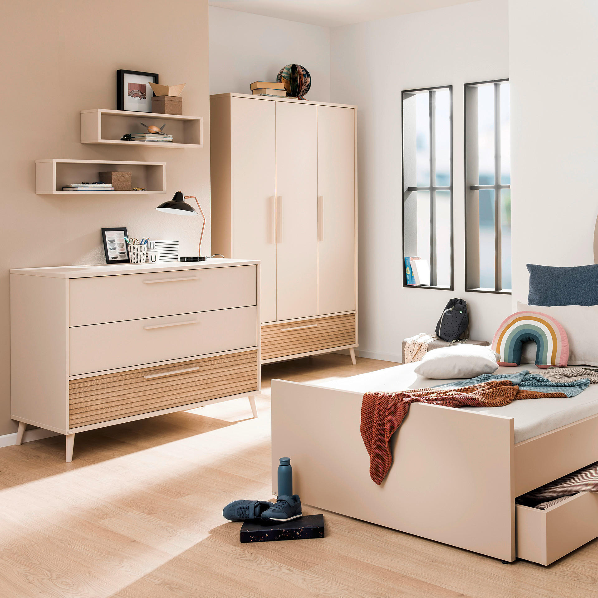 WICKELKOMMODE Eefje Beige  - Beige, Basics, Holzwerkstoff (123,5/93,2/57,1cm) - Paidi