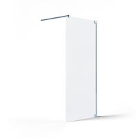 DUSCHTRENNWAND Chromfarben  120/200 cm  - Chromfarben, KONVENTIONELL, Glas/Metall (120/200cm) - Schöner Wohnen
