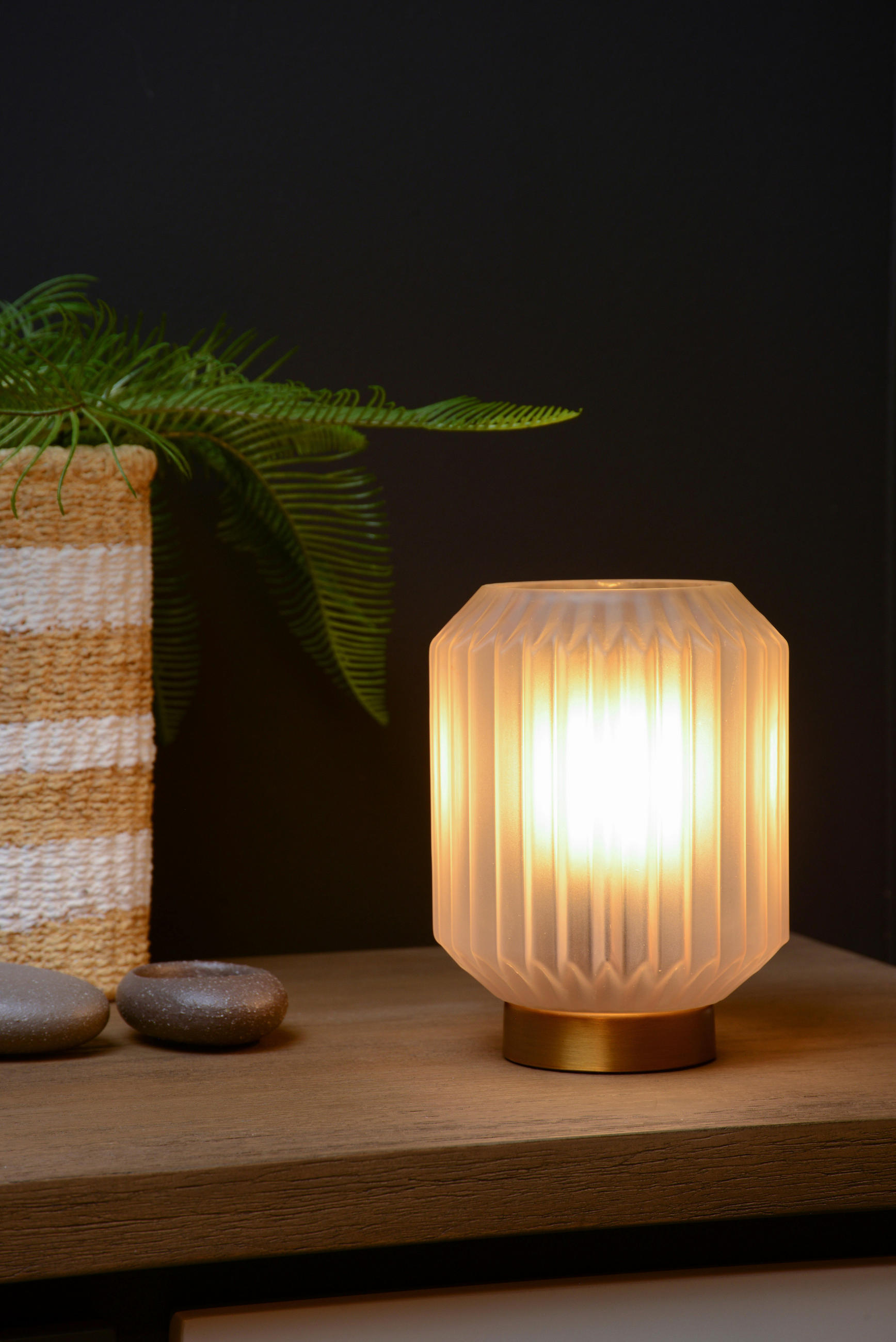 NAMIZNA LED-SVETILKA  SUENO   13/13/17 cm          - bela/barve breze, Basics, kovina/steklo (13/13/17cm)