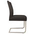 SCHWINGSTUHL Lederlook Braun, Edelstahlfarben - Edelstahlfarben/Beige, KONVENTIONELL, Textil/Metall (48/95/64cm) - Voleo